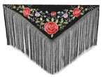 Black Embroidered Small Shawl Colours 123.970€ #500351101158NG